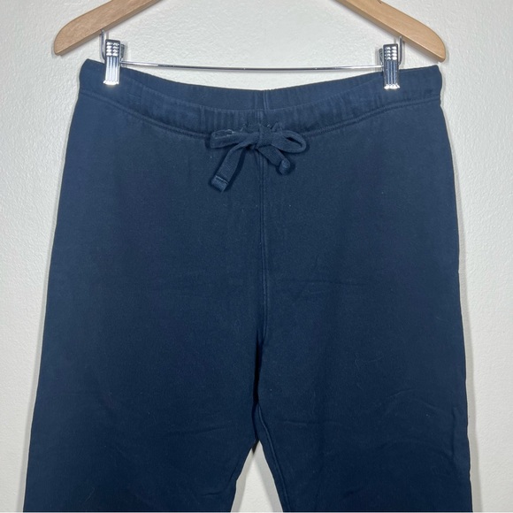 Frank & Eileen Womens Catherine 24" Favorite Sweatpants in Black Cotton Pull On - Picture 2 of 8